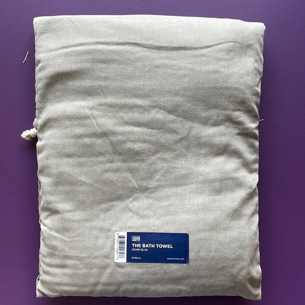 Onsen Denim Blue Bath Towel